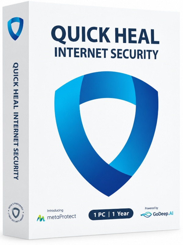 Quick Heal Internet Security 1 User 1 year