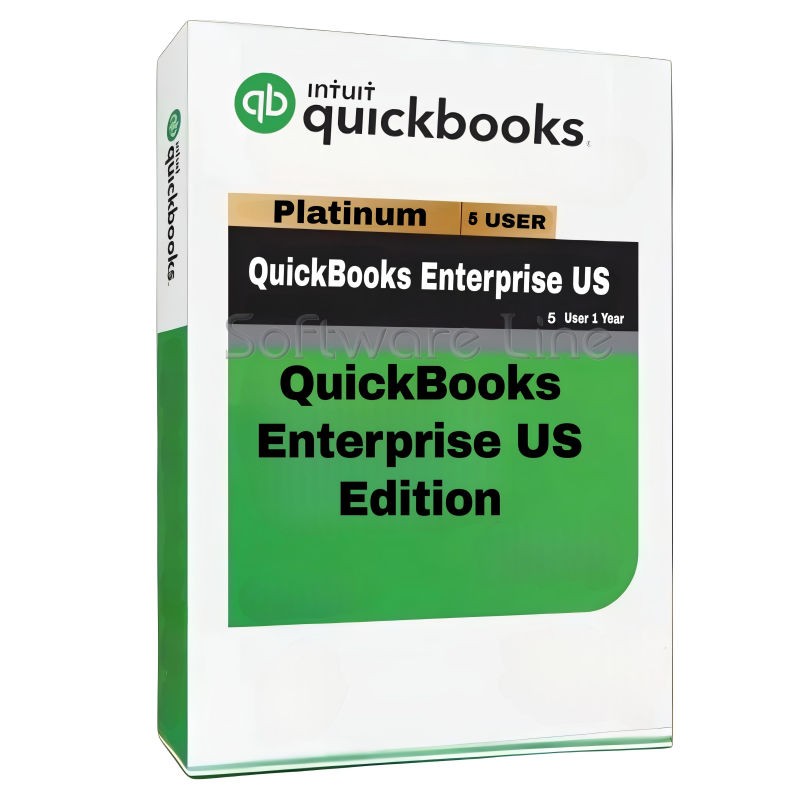 QuickBooks Enterprise US Edition Platinum 5 User 1 Year