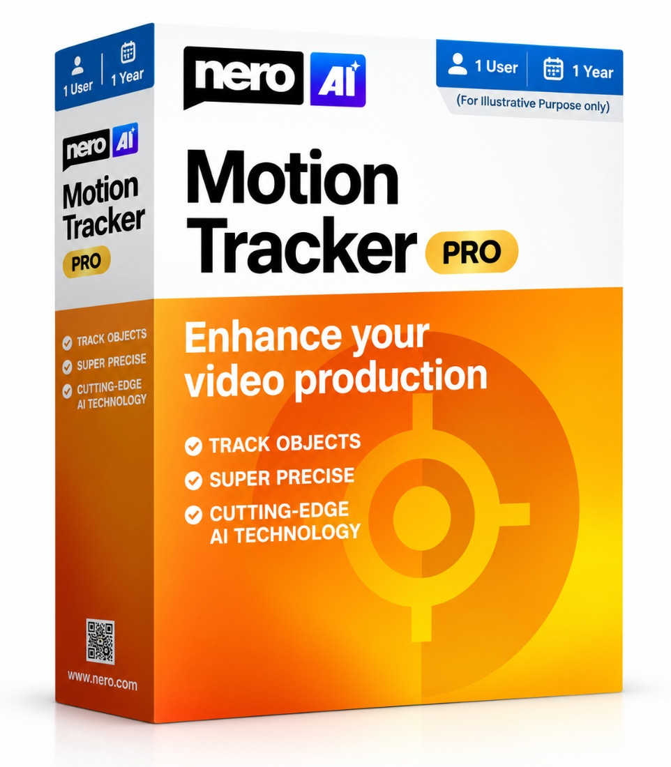 Nero Motion Tracker PRO 1 Year 1 User