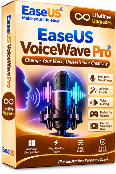 EaseUS VoiceWave Pro (Lifetime Upgrades)
