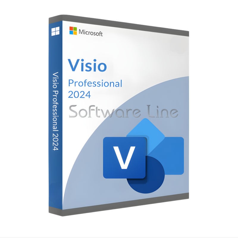 Microsoft Visio Professional 2024 Windows (One-Time Purchase)