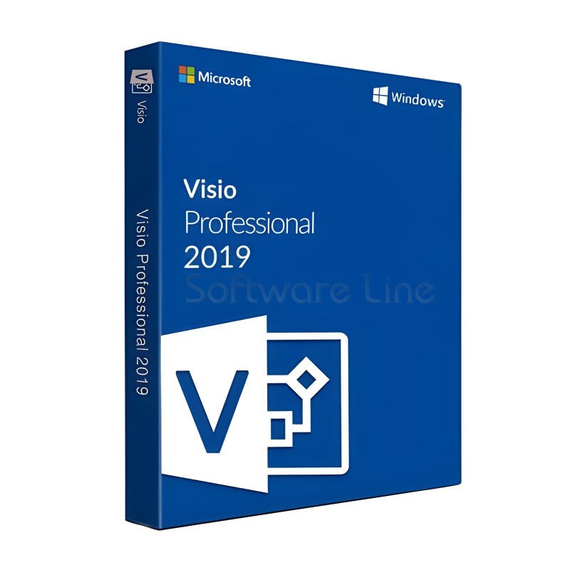 MS Visio Professional 2019 Windows (One-Time Purchase)