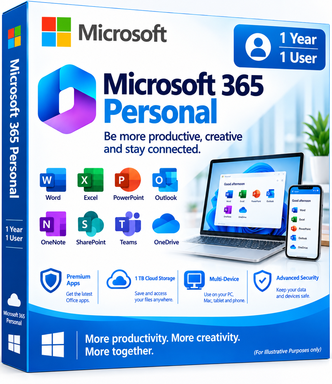 Microsoft 365 Personal 1 Year 1 User