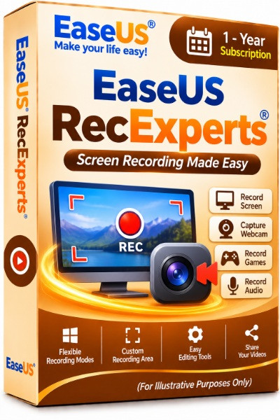 EaseUS RecExperts (1 - Year Subscription)