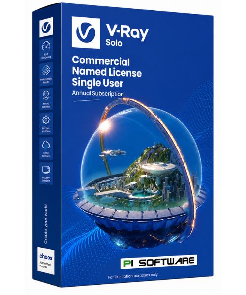 V-Ray Solo Commercial Named License Single User Annual Subscription
