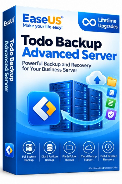 EaseUS Todo Backup Advanced Server (Lifetime Upgrades)