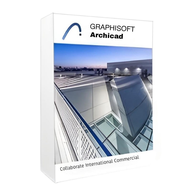 ArchiCAD (Latest Version) International Commercial Single User Perpetual license with Graphisoft 1 Year Maintenance