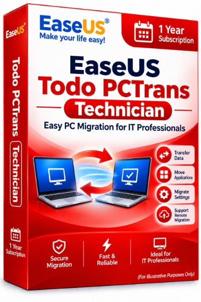 EaseUS Todo PCTrans Technician (Yearly Subscription)