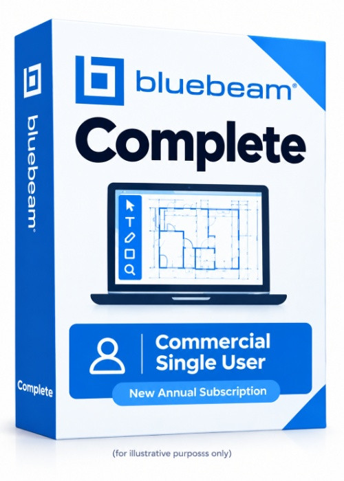 Bluebeam Complete Commercial Single User New Annual Subscription