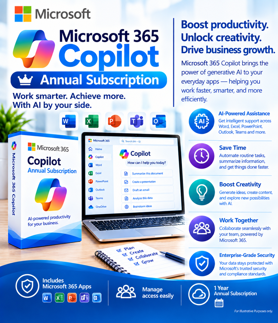 Microsoft 365 Copilot Annual Subscription