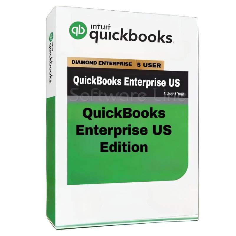 QuickBooks Enterprise US Edition Diamond 5 User 1 Year