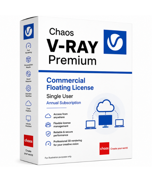 V-Ray Premium Commercial Floating License Single User Annual Subscription