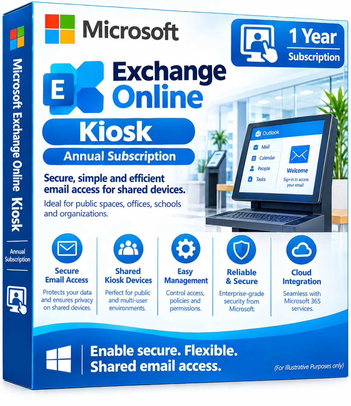 Microsoft Exchange Online Kiosk Annual Subscription