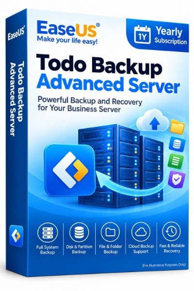 EaseUS Todo Backup Advanced Server (Yearly Subscription)