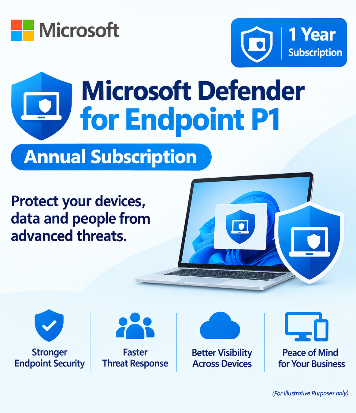 Microsoft Defender for Endpoint P1 Annual Subscription