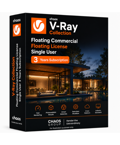 V-Ray Collection Floating Commercial Floating License Single User 3 Years