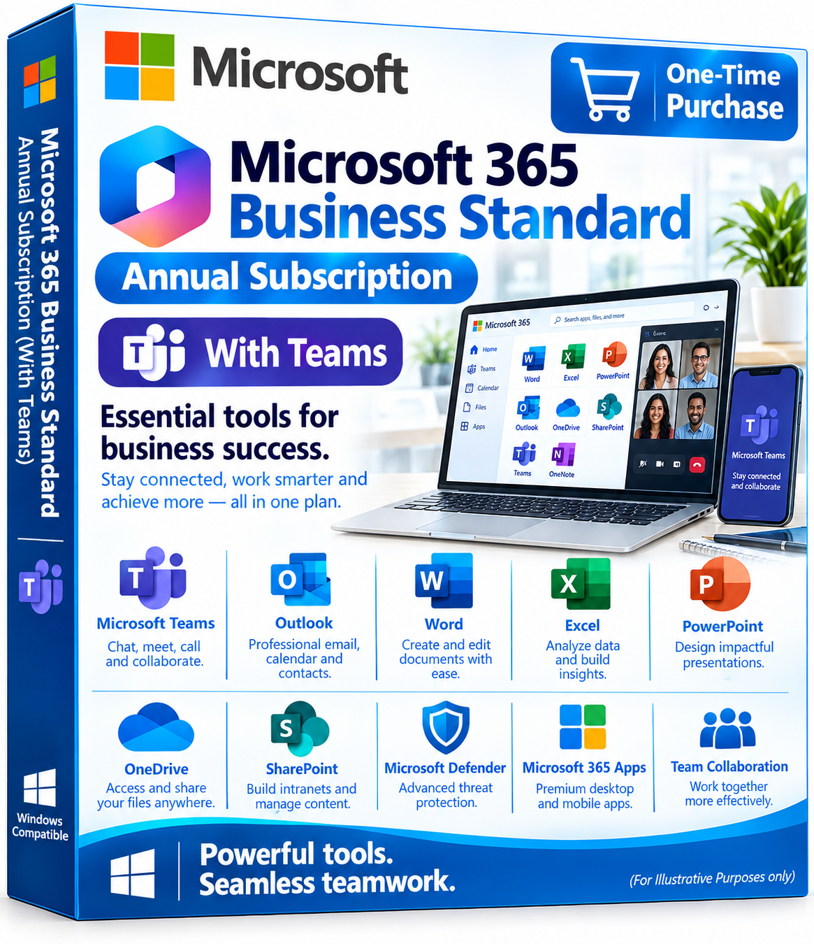 Microsoft 365 Business Standard Annual Subscription (With Teams)
