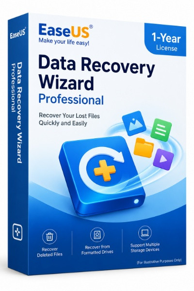 EaseUS Data Recovery Wizard Professional (1-year)