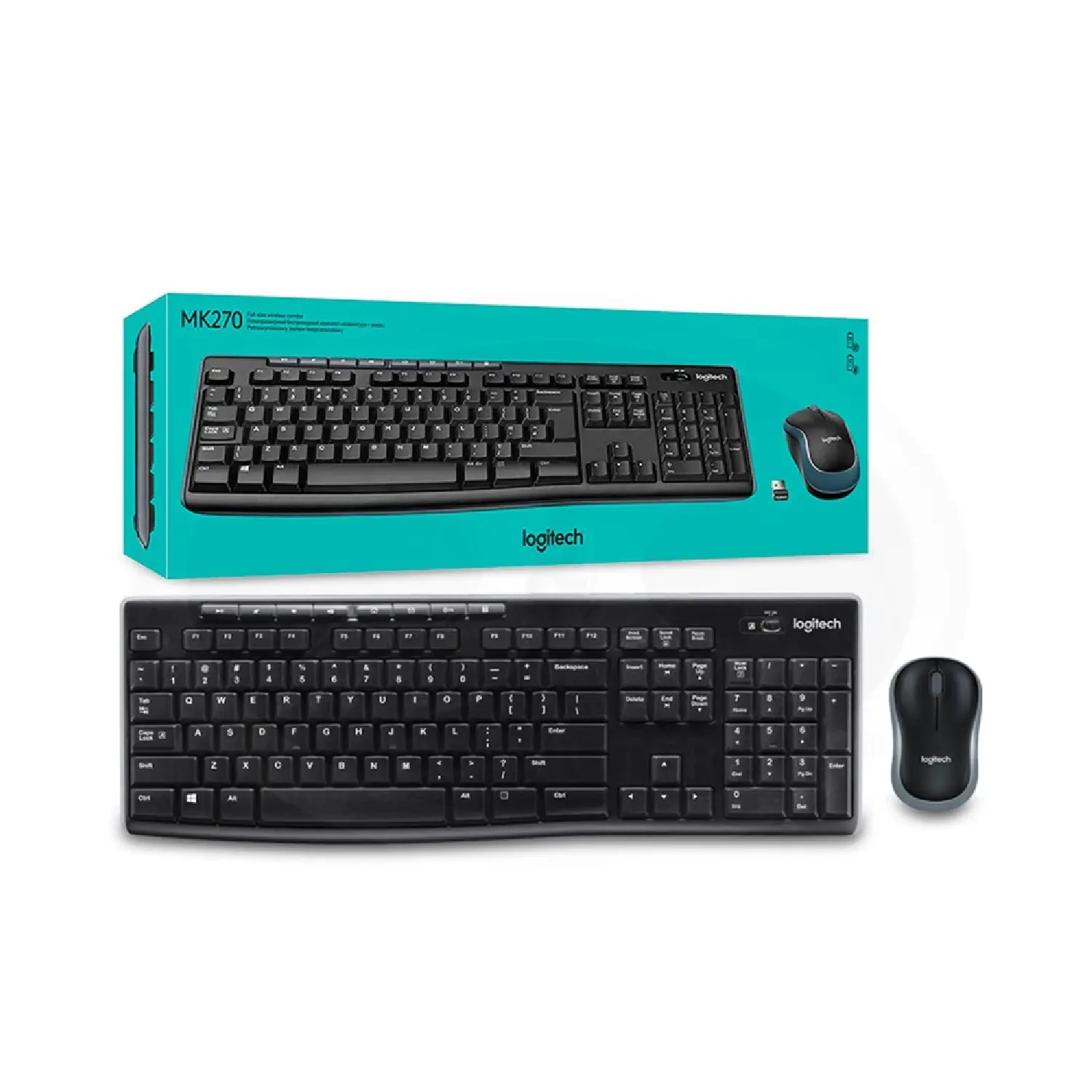 Logitech MK270 Reliable Wireless Keyboard and Mouse