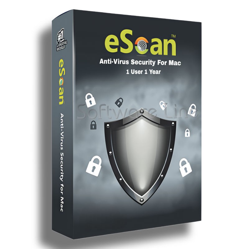 eScan Anti-Virus Security 1 User 1 Year Mac