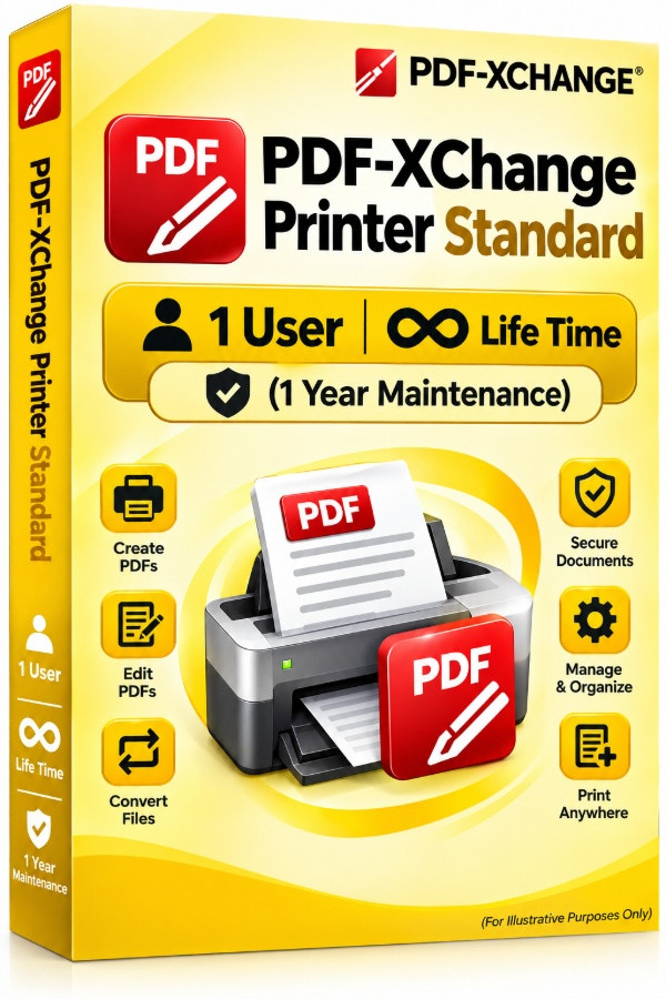 PDF-XChange Printer Standard 1 User Life Time (1 Year Maintainance)