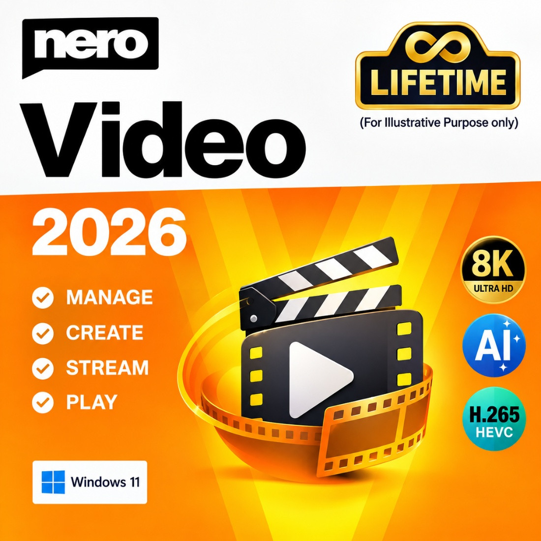 Nero Video 2026 Lifetime