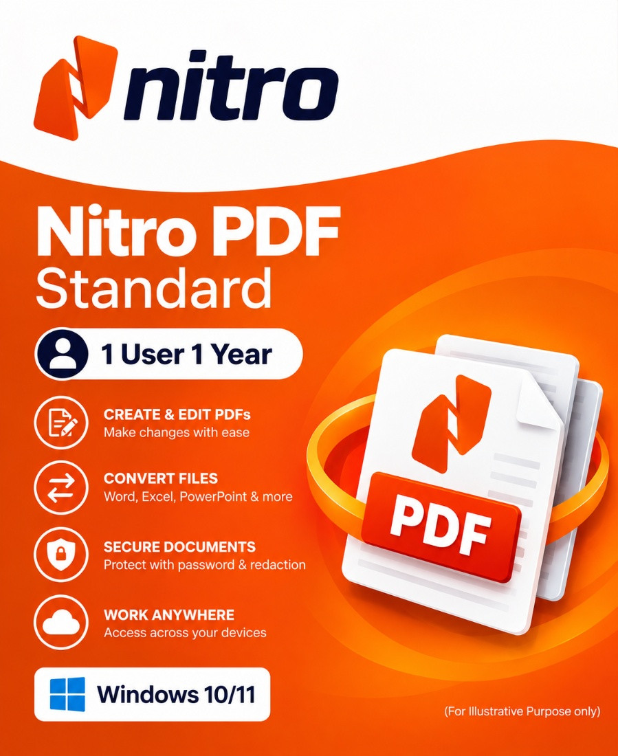 Nitro PDF Standard 1 User 1 Year