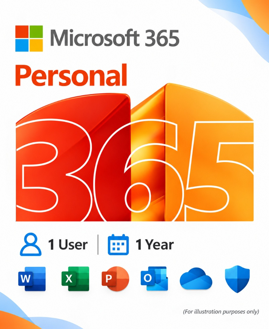 Microsoft 365 Personal 1 Year 1 User