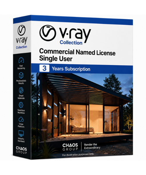 V-Ray Collection Commercial Named License Single User 3 Years Subscription