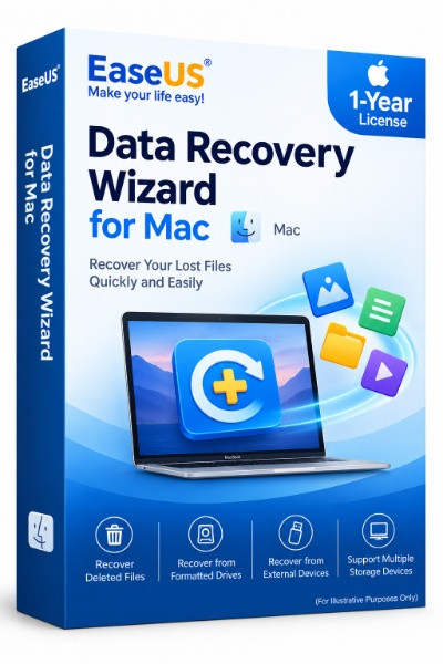 EaseUS Data Recovery Wizard for Mac (1-year)