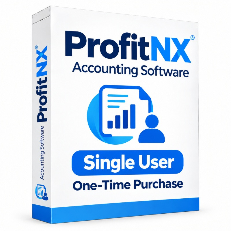 ProfitNX Accounting Software Single User One-Time Purchase