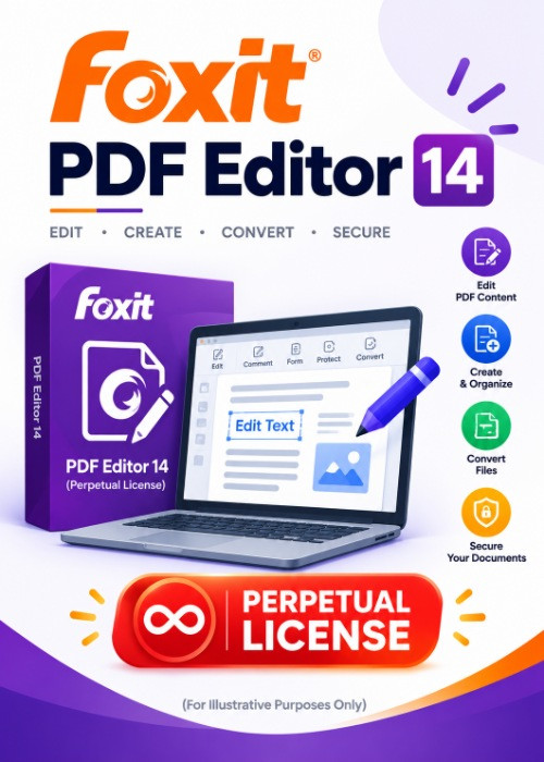 Foxit PDF Editor 14 (Perpetual License)